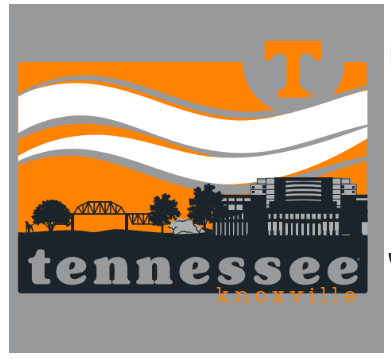 Tennessee Volunteers Campus Scene Wave Basic Short Sleeve T-Shirt
