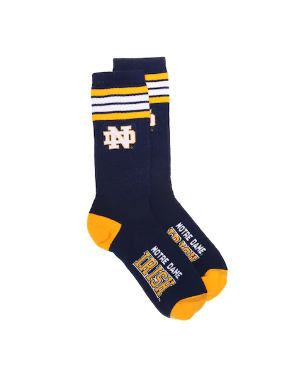 Notre Dame Fighting Irish - 4 Stripe Deuce Crew Socks
