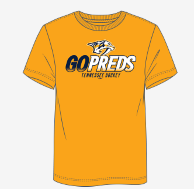 Nashville Predators - Men's Iconic Crew Neck Jersey T-Shirt