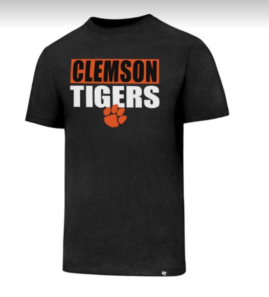 Clemson Tigers Jet Black Club T-Shirt
