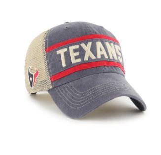 Houston Texans - Vintage Navy Juncture Clean Up Cap, 47 Brand
