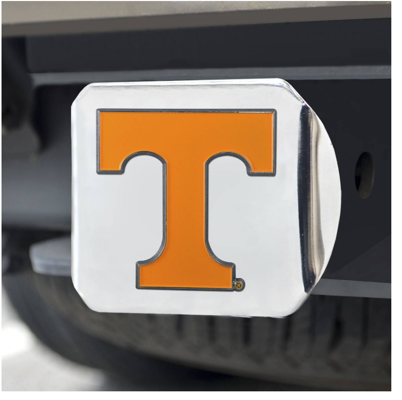 Tennessee Volunteers Chrome Color Hitch Cover