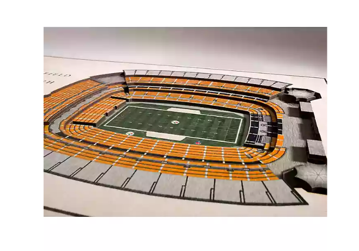 NFL Pittsburgh Steelers 5-Layer StadiumViews 3D Wall Art