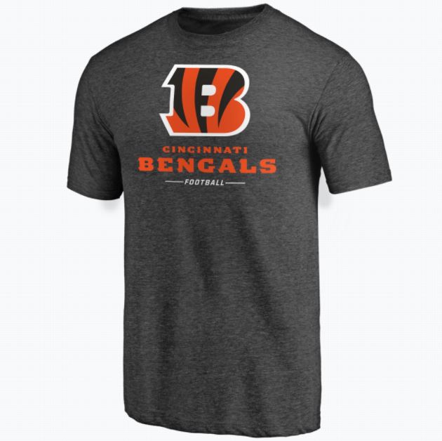 Cincinnati Bengals - NFL Pro Line Team Lockup Logo T-Shirt