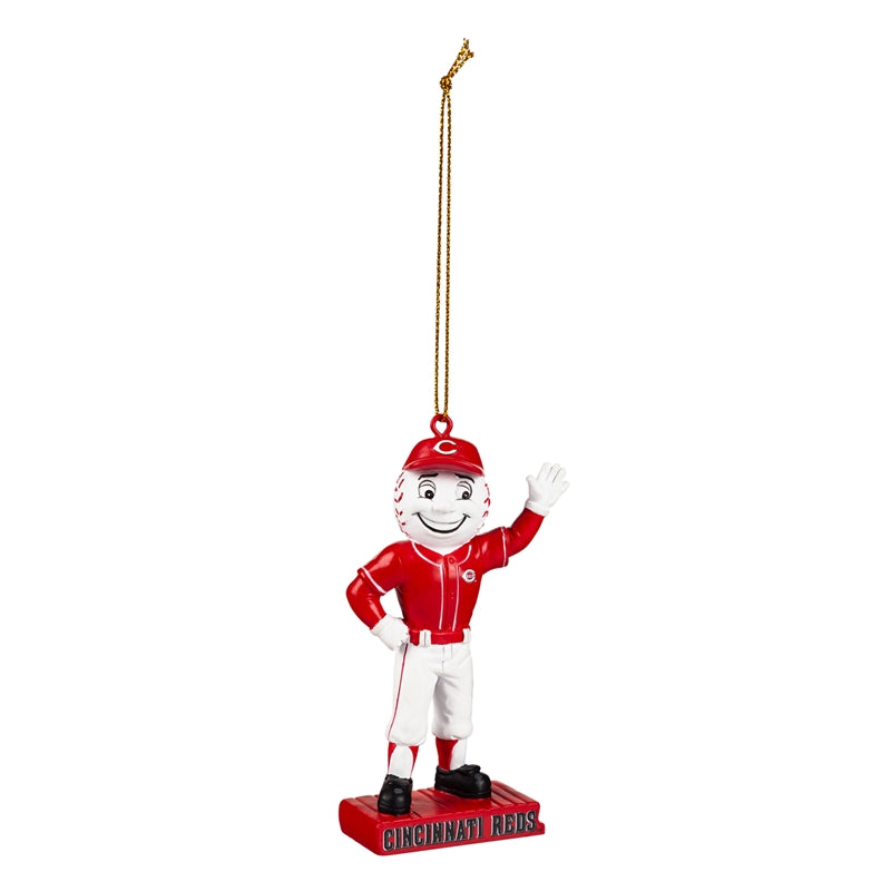 Cincinnati Reds Mascot Statue Ornament