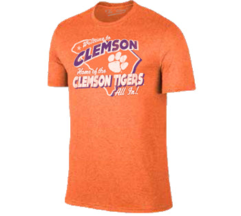Clemson Tigers - All in Orange Heather All in T-Shirt