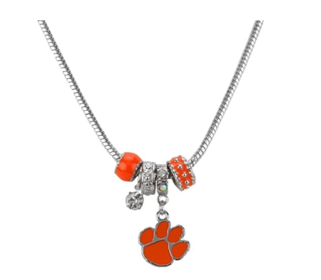 Clemson Tigers Charm Necklace