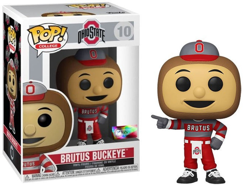 Ohio State University  Brutus Buckeye Funko Pop College Mascots 