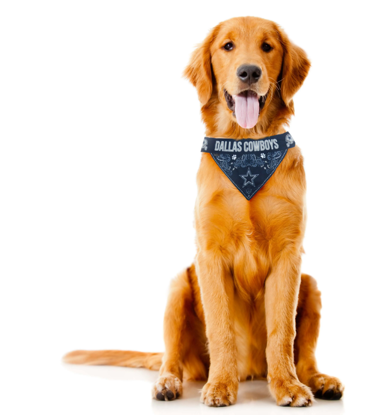 Dallas Cowboys - Reversible Pet Bandana for Dogs & Cats