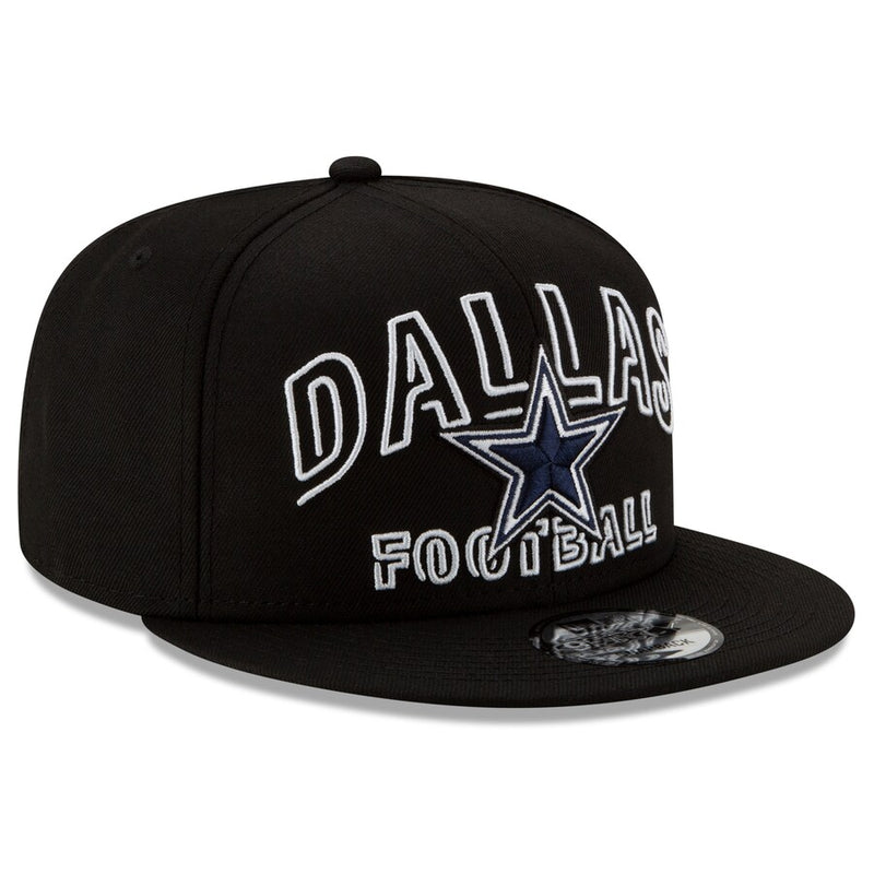 Dallas Cowboys New Era 2020 NFL Draft City 9FIFTY Adjustable Snapback Hat - Black
