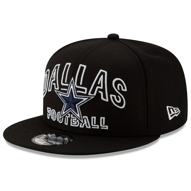 Dallas Cowboys New Era 2020 NFL Draft City 9FIFTY Adjustable Snapback Hat - Black