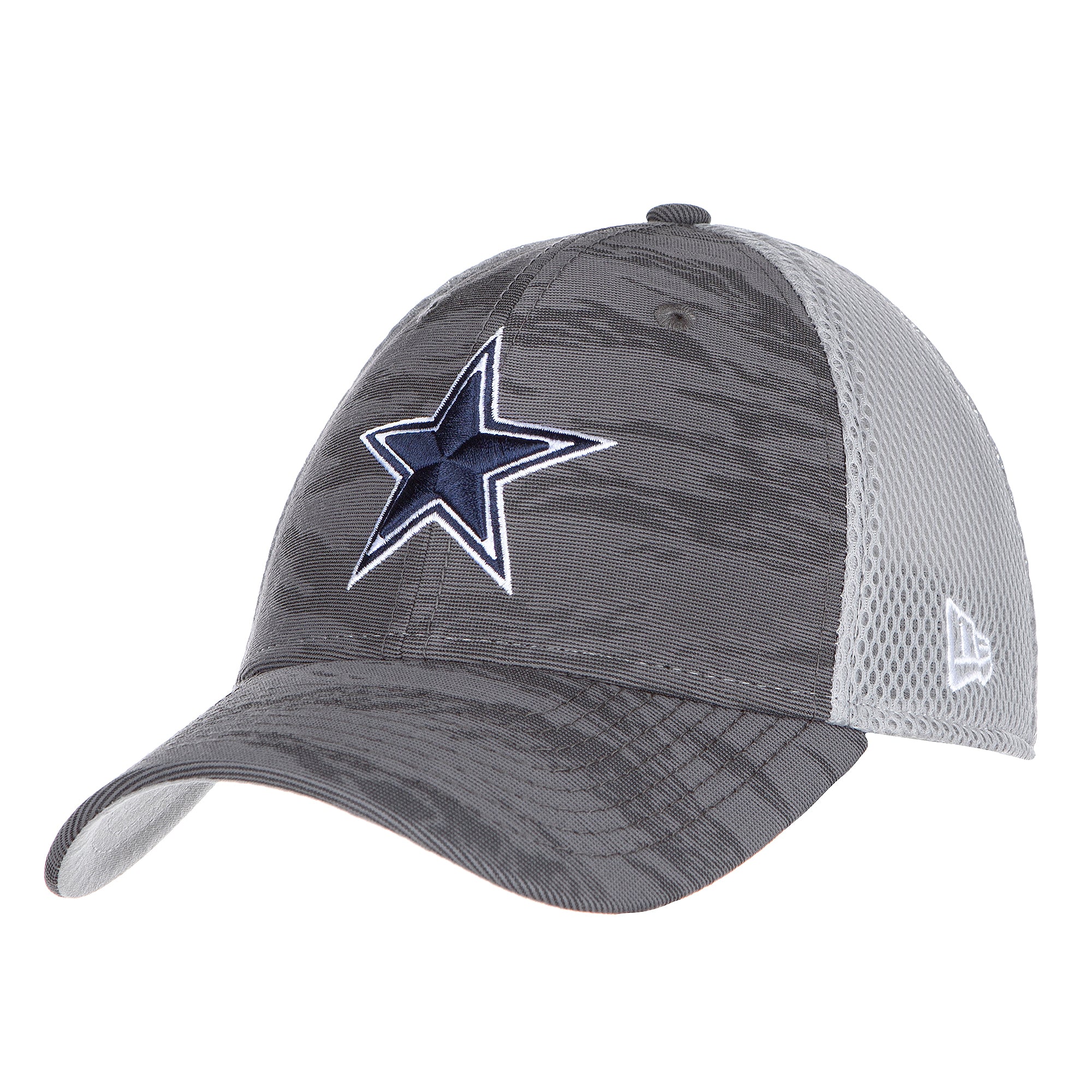 Dallas Cowboys - 39Thirty Camo Fronted Grey Hat, New Era