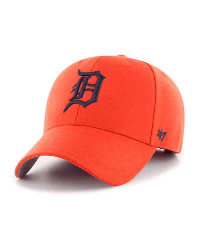 Detroit Tigers 47 Brand Orange MVP Adjustable Hat
