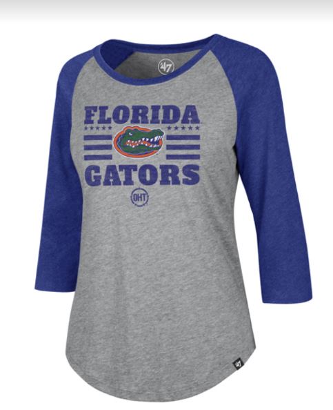 Women's Florida Gators Script Splitter Raglan T-Shirt