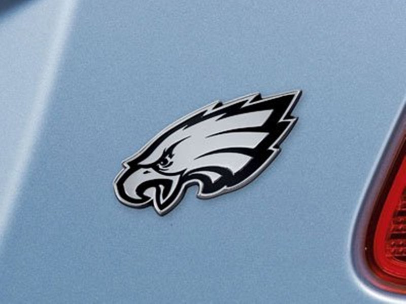 Philadelphia Eagles - Logo Metal 3" x 3.2" Auto Emblem
