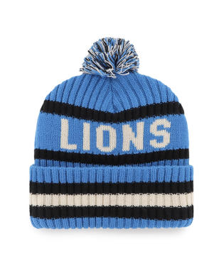 Detroit Lions - Blue Raz Bering Cuff Knit, 47 Brand