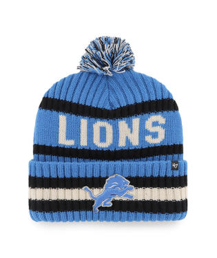 Detroit Lions - Blue Raz Bering Cuff Knit, 47 Brand