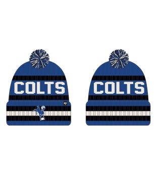 Indianapolis Colts - Royal Bering Cuff Knit Hat, 47 Brand