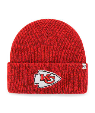 Kansas City Chiefs - Torch Red Brain Freeze Cuff Knit Hat, 47 Brand