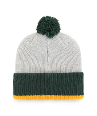 Green Bay Packers - Gray Crisp Cuff Knit, 47 Brand