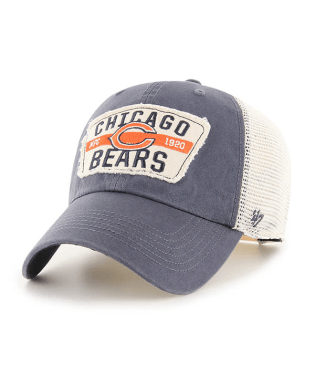 Chicago Bears - Vintage Navy Crawford Clean Up Hat, 47 Brand