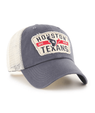 Houston Texans - Vintage Navy Crawford Clean Up Hat, 47 Brand