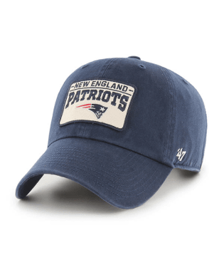 New England Patriots - Navy Fairmount Clean Up Hat, 47 Brand