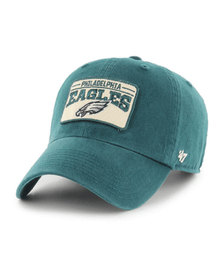 Philadelphia Eagles - Pacific Green Fairmount Clean Up Hat, 47 Brand