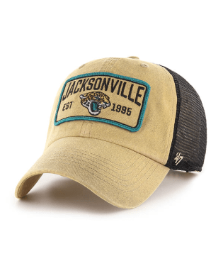 Jacksonville Jaguars - Khaki Gaudet Clean Up Hat, 47 Brand