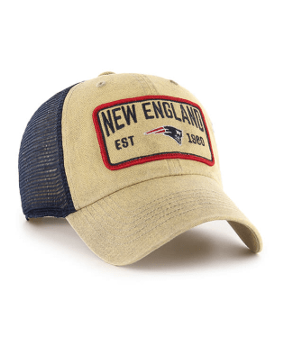 New England Patriots - Gaudet Khaki Clean Up Hat, 47 Brand