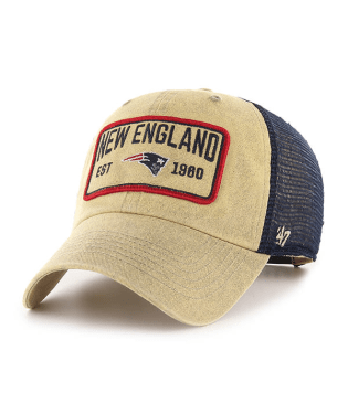 New England Patriots - Gaudet Khaki Clean Up Hat, 47 Brand