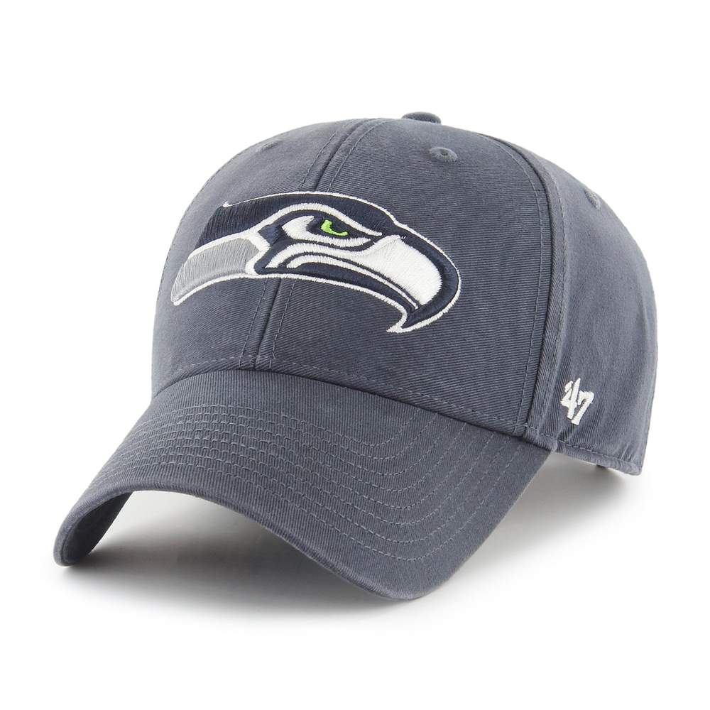 Seattle Seahawks - Vintage Navy Legend MVP Hat, 47 Brand