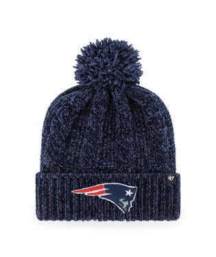New England Patriots - Navy Harlow Cuff Knit, 47 Brand