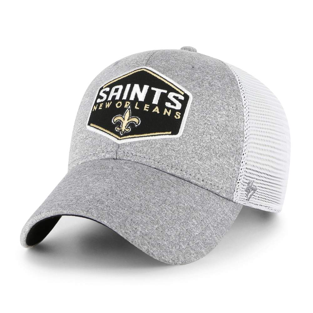 New Orleans Saints - Gray Hitch Mesh Hat, 47 Brand