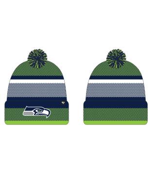 Seattle Seahawks - Navy Northwars Cuff Knit, 47 Brand