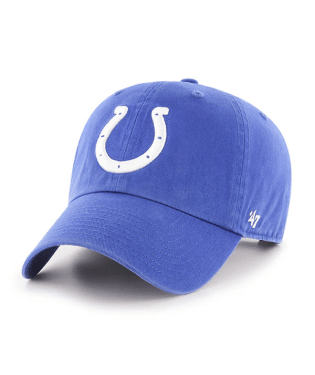 Indianapolis Colts - Royal Clean Up Hat, 47 Brand
