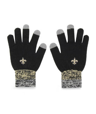 New Orleans Saints - Black Static Gloves