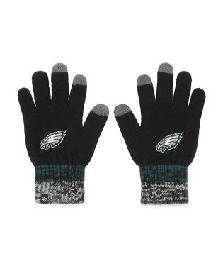 Philadelphia Eagles - Black Static Gloves