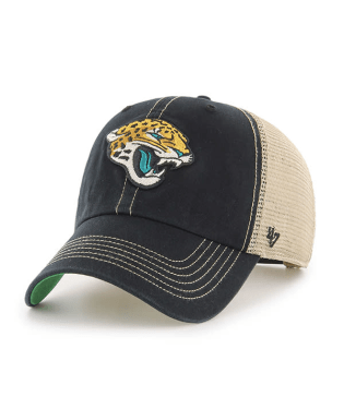 Jacksonville Jaguars - Black Trawler Clean Up Hat, 47 Brand