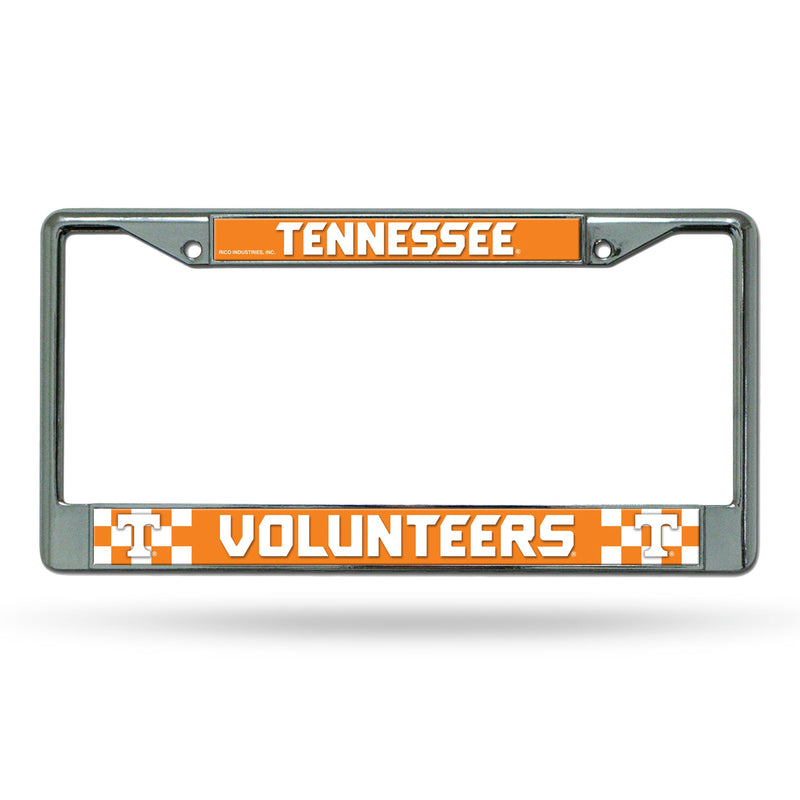 Tennessee Volunteers Chrome License Plate Frames
