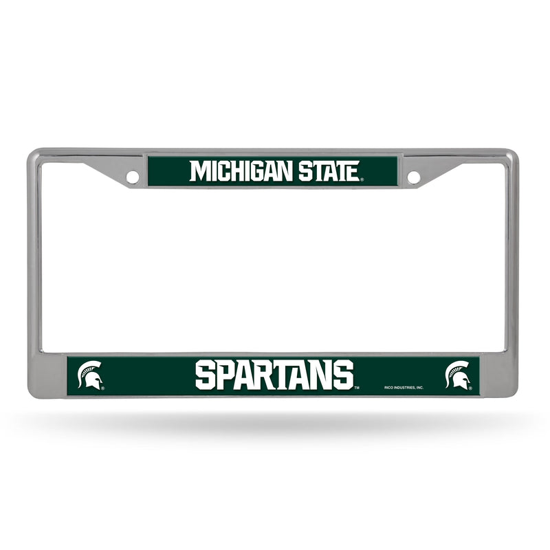 Michigan State Spartans - Chrome License Plate Frames