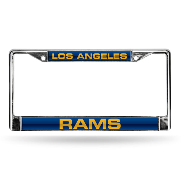 Los Angeles Rams - Retro Laser Chrome Frame