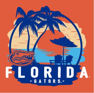 Florida Gators - Painted Circle Scene Orange T-Shirt