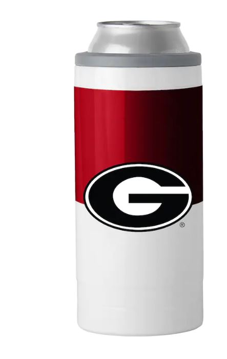 Georgia Bulldogs - Colorblock 12oz Slim Can Cooler