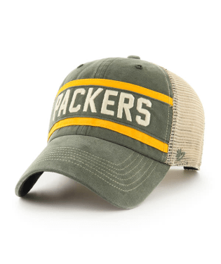 Green Bay Packers - Legacy Bottler Green Juncture Clean Up Hat, 47 Brand