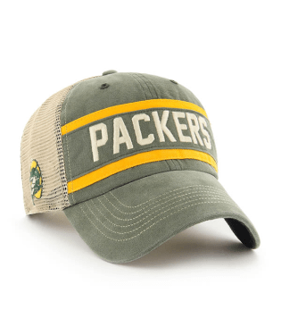 Green Bay Packers - Legacy Bottler Green Juncture Clean Up Hat, 47 Brand