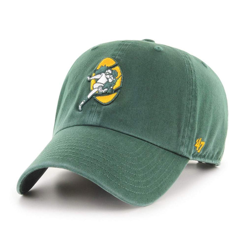 Green Bay Packers - Green Clean Up Legacy Adjustable Hat, 47 Brand