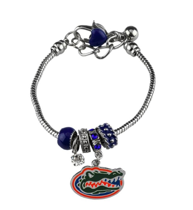 University of Florida -  Florida Gators - Logo Charm Bracelet