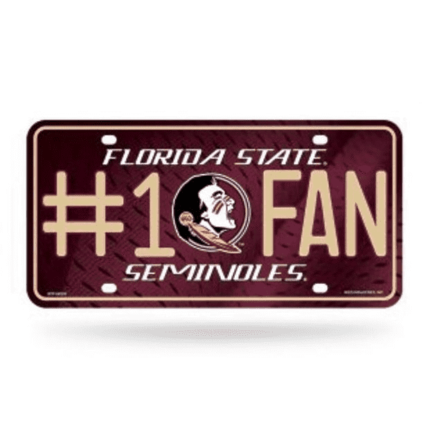 Florida State Seminoles - NCAA Metal License Plate Tag
