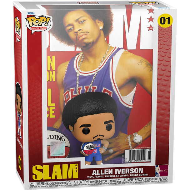 Funko POP! Cover: NBA SLAM - Allen Iverson with Case Vinyl Figure
